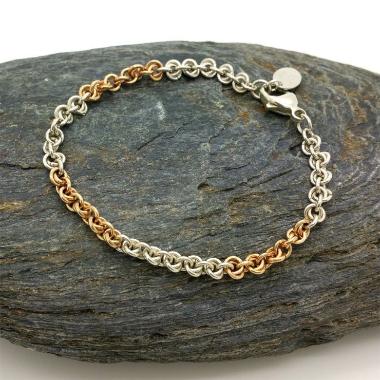 Chainmaille Gold-filled Knot Bracelet